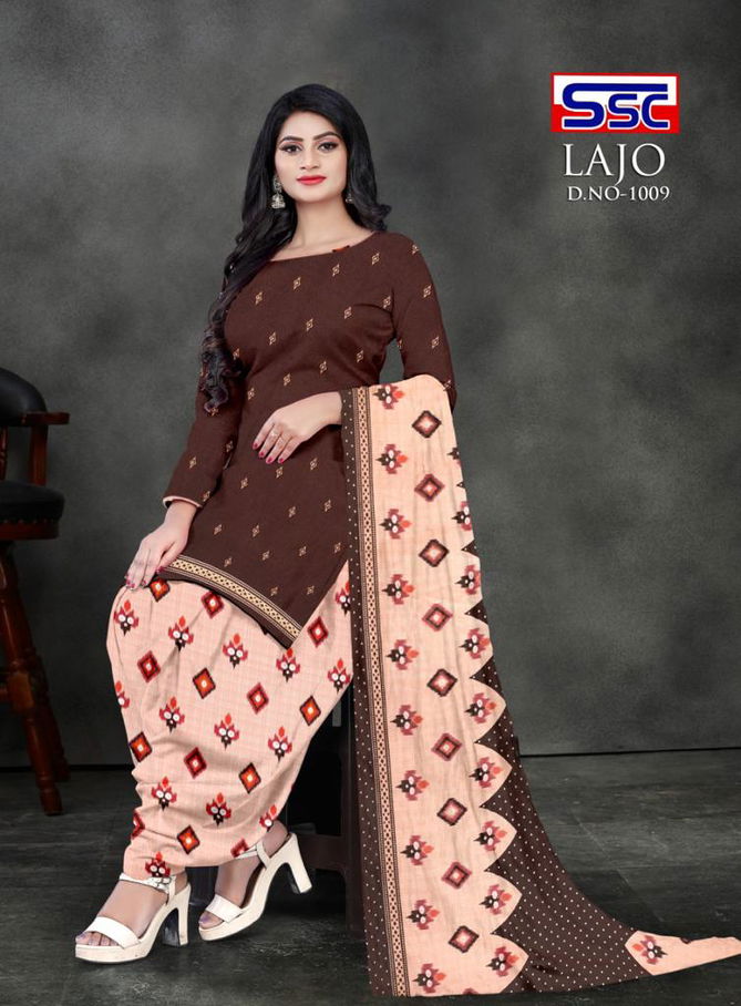 Ssc Lajo 33 American Printed Regular Wear Dress material Catalog
